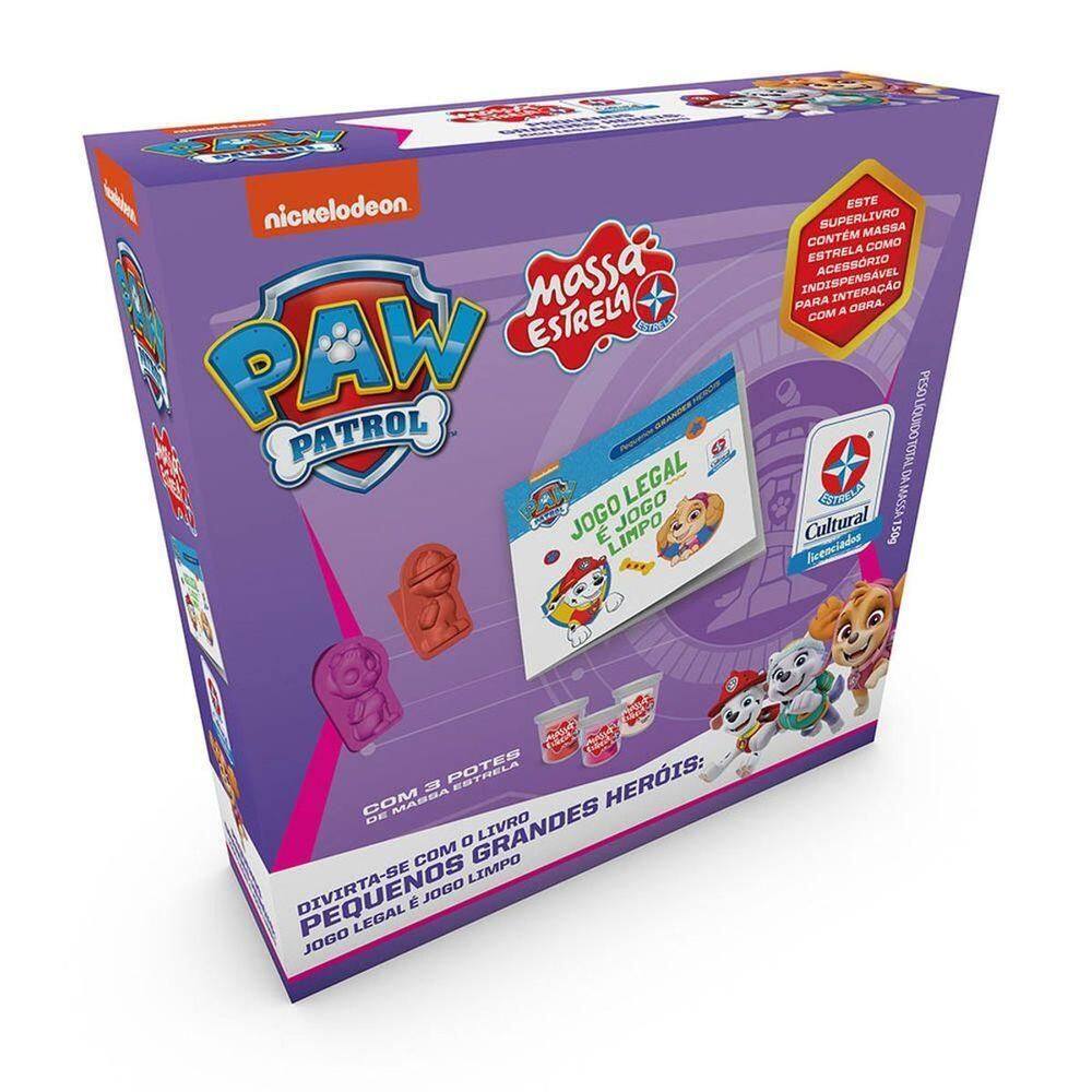 Livro Patrulha Canina Jogo Legal é Limpo Skye Com