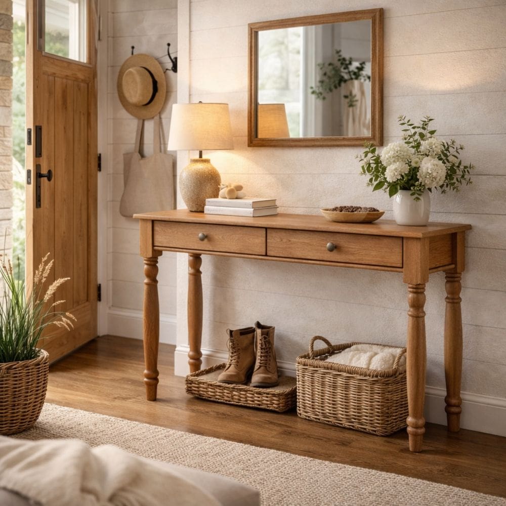 Aparador Mesinha Corredor Hall Entrada Madeira Maciça 100%