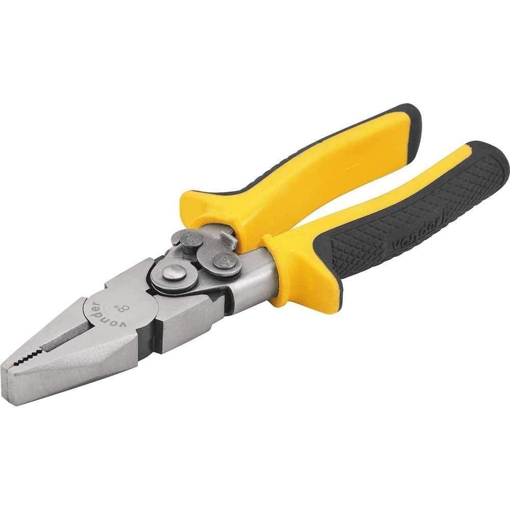 Alicate Universal 8, Cromo Vanádio, Força Dupla, Vonder Ostenvonder