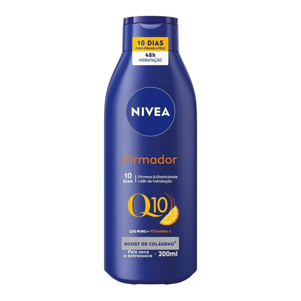 Loção Hidratante NIVEA Firmador Q10 + Vitamina C Pele Seca 200ml