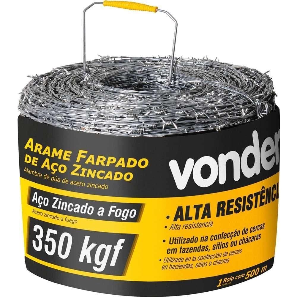 Arame Farpado 350 Kgf, 500 M, Vonder Ostenvonder