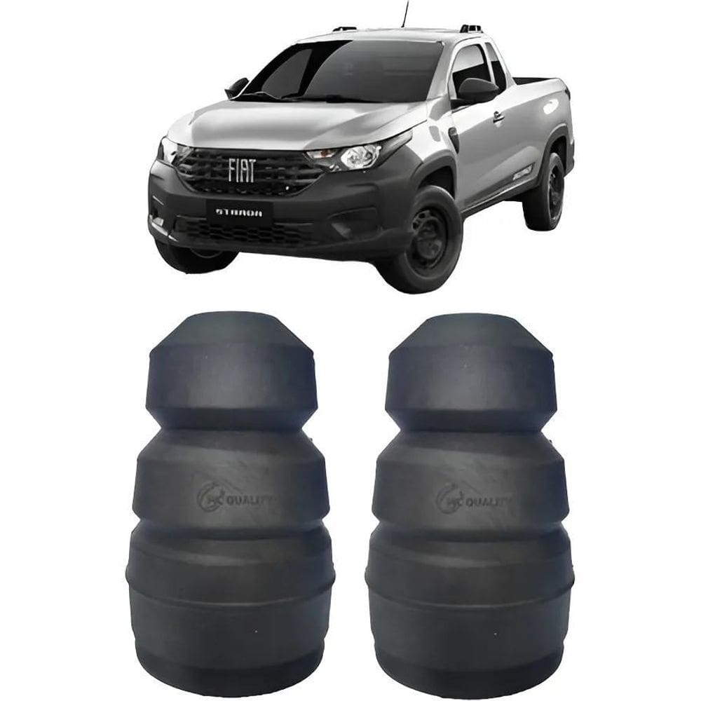 2X 2 Batente Suspensão Mola Traseira Nova Strada 2