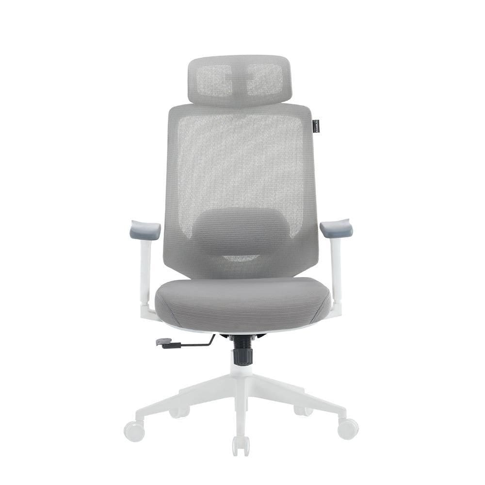 Cadeira De Escritório Presidente X-Power Branca E Cinza