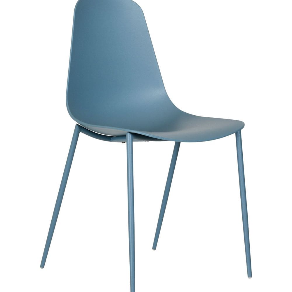 Cadeira para Sala de Jantar em Polipropileno Miami Azul Sonho Distante