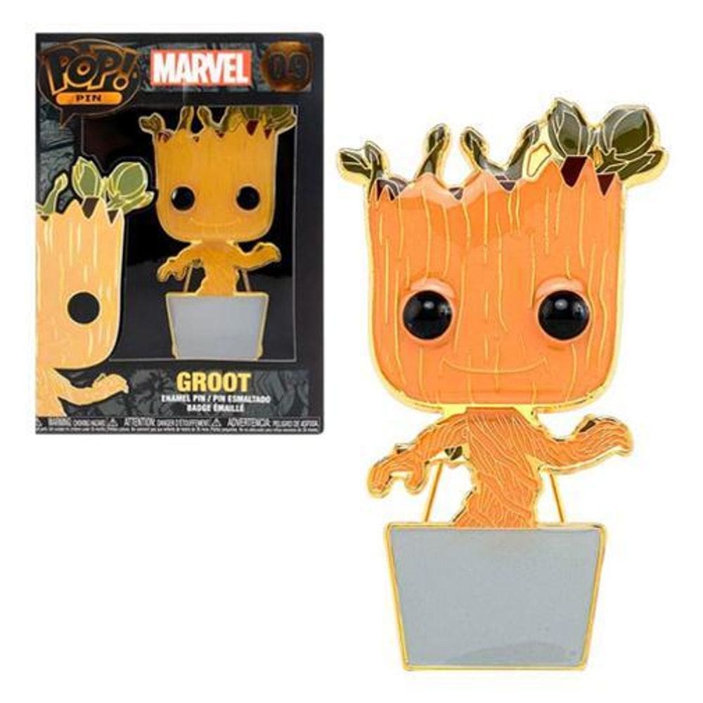 Funko Pop Pin Groot 09  Colecionavel Exclusivo.