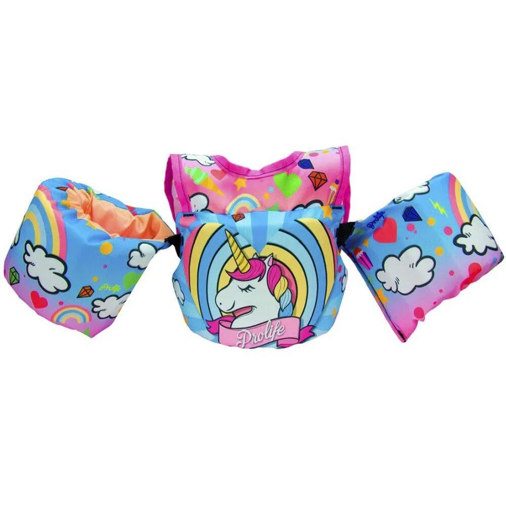 Colete Salva Vidas Infantil Homologado Unicórnio Prolife