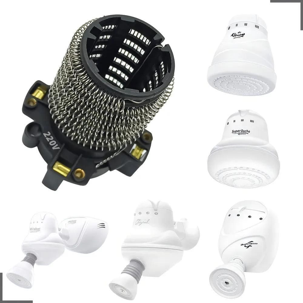 2X Resistência Chuveiro Fame Super Ducha Quattro Kibanho 4T