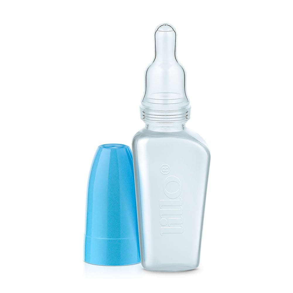 Mamadeira Chuquinha Lillo Bico de Silicone 0 a 3 Meses Azul 50ml