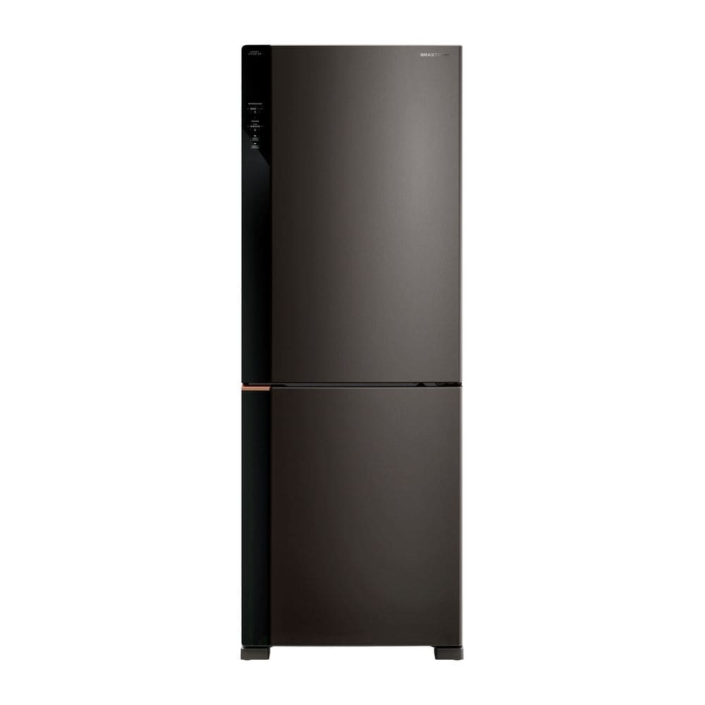 Geladeira Inteligente B= Smart Brastemp Frost Free Inverse 477L Black Inox - BRE68AE