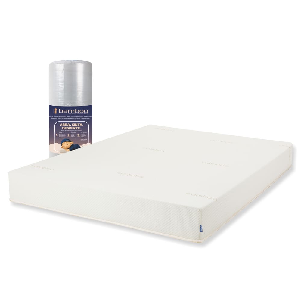 Colchão Sonos Sense Bamboo Casal Ortopédico Espuma D45 138x188x19 a Vácuo