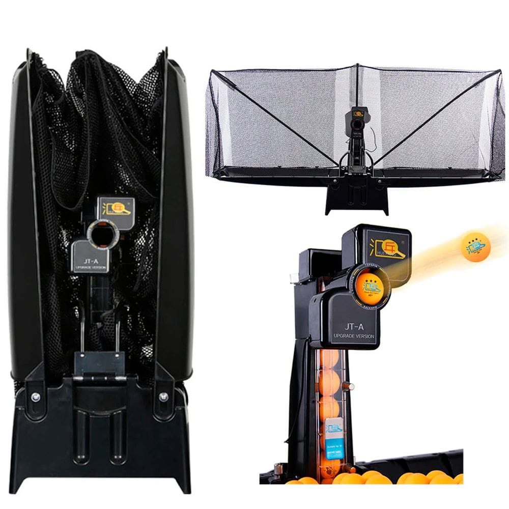 Maquina Robo Ping Pong Tenis de Mesa Lançador Bola Arremesso Treino Escola Club Treinamento