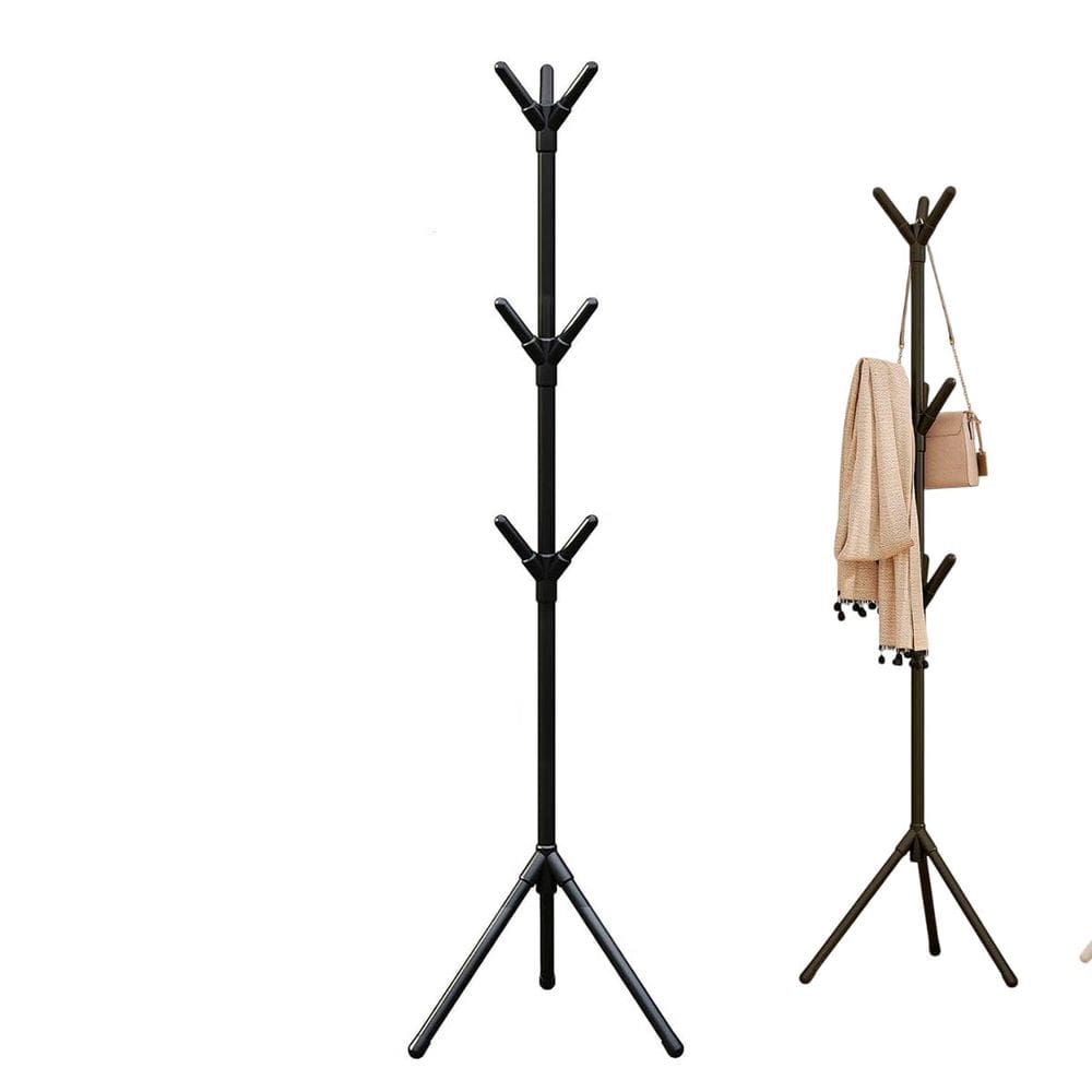 Mancebo Cabideiro Arara Blusa Casaco Roupa 9 Ganchos Chapeu Bolsa Toalha Casa Quarto Closet