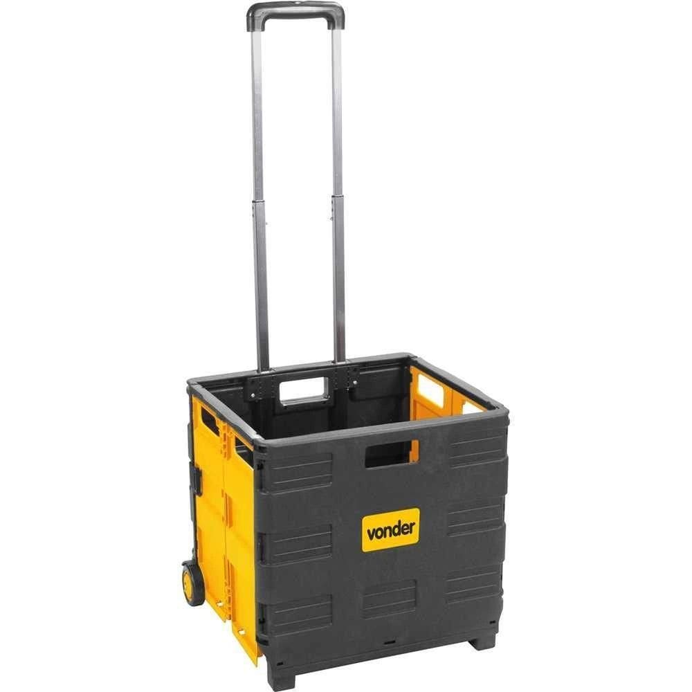 Caixa Plástica Desmontável Com Rodas, Vonder Ostenvonder