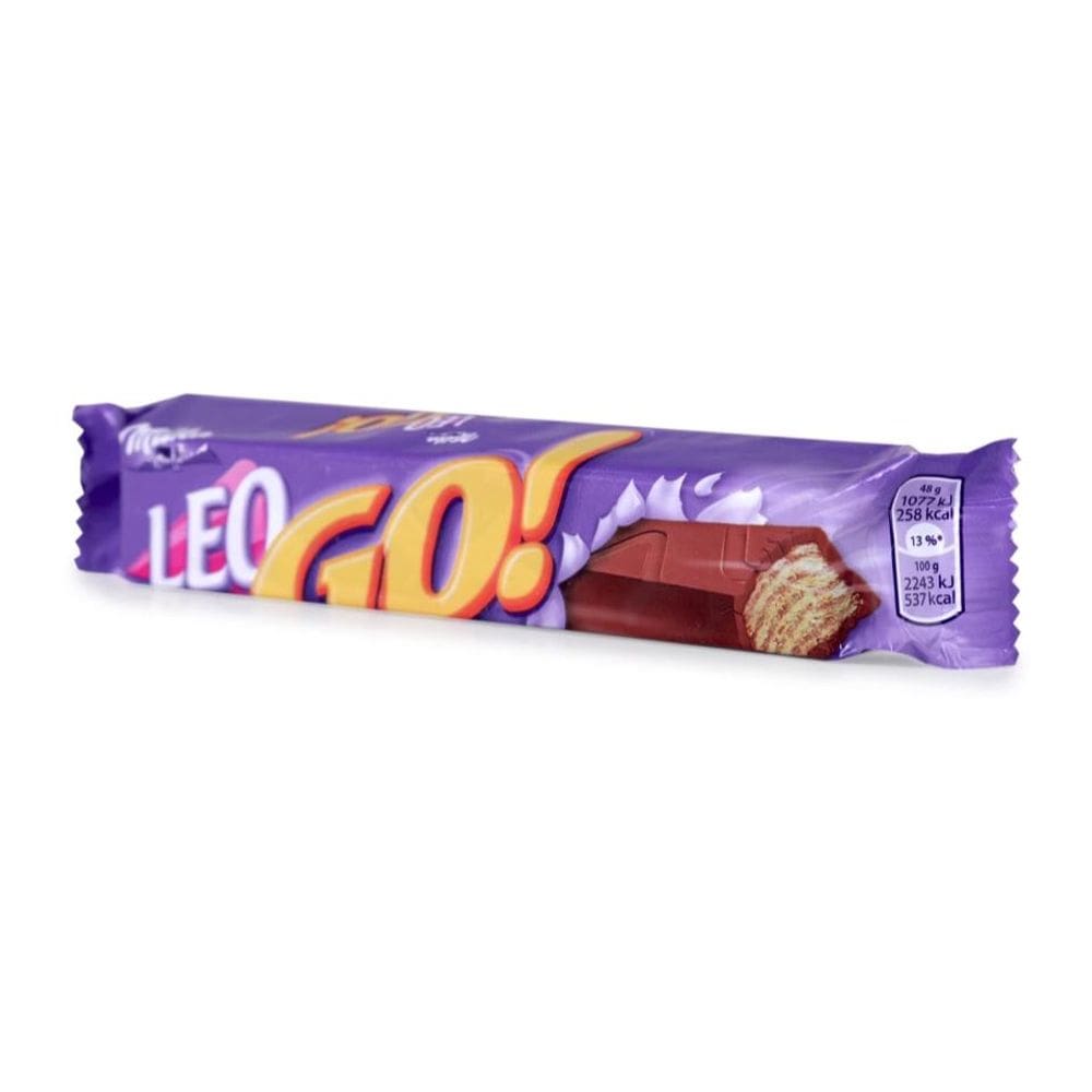 Leo Go Milka - Wafer Com Chocolate & Creme De Cacau - França