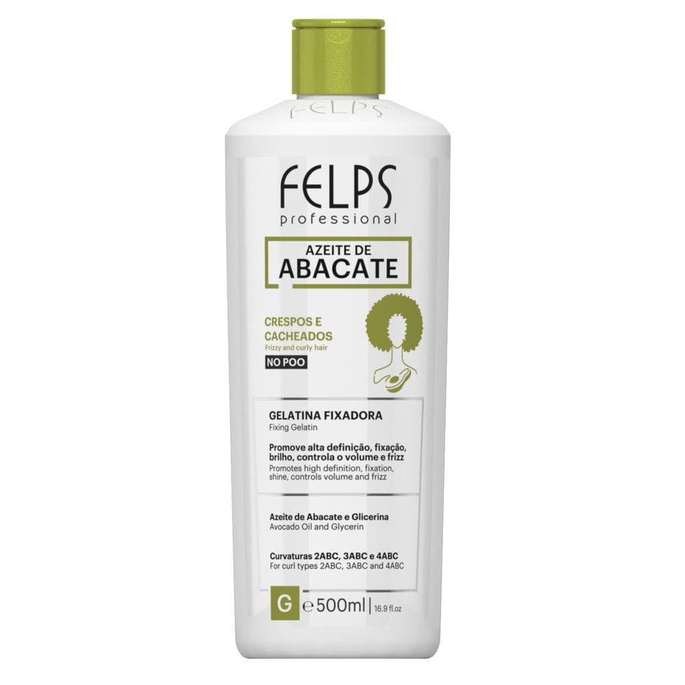 Gelatina Azeite de Abacate Fixadora Felps Professional - 500mL