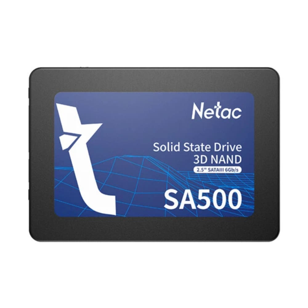 SSD 120GB 2,5” SATA III 3D NAND SA500 Netac Leitura 500MB/s Gravação 400 MB/s - NT01SA500-120-S3X