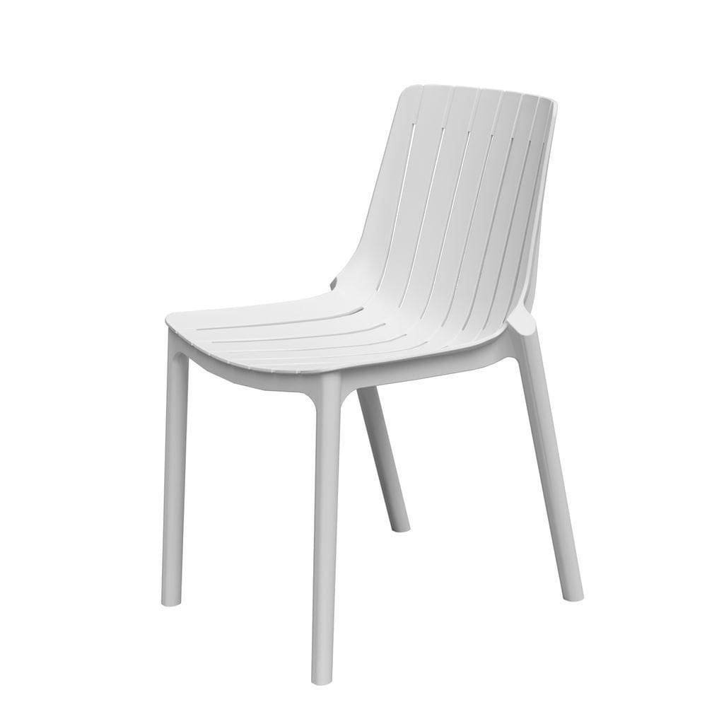 Cadeira Jardim-varanda Ripa De Polipropileno – Tk branco