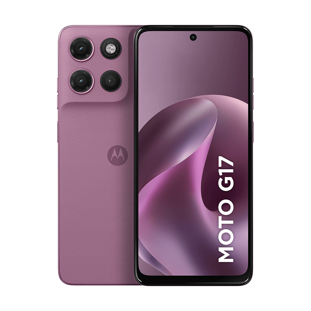 Smartphone Motorola Moto g17 256GB 12GB (4GB RAM + 8GB RAM Boost) camera 50MP Sony Lytia 600, tela FHD+ 60hz, bateria 5200 mAh