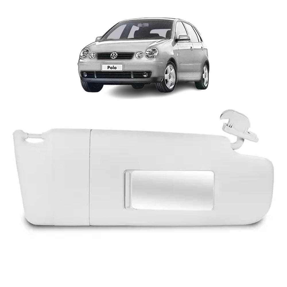 Quebra Sol Cinza C Espelho + Bolsa Polo 2003 A 2012 Direito