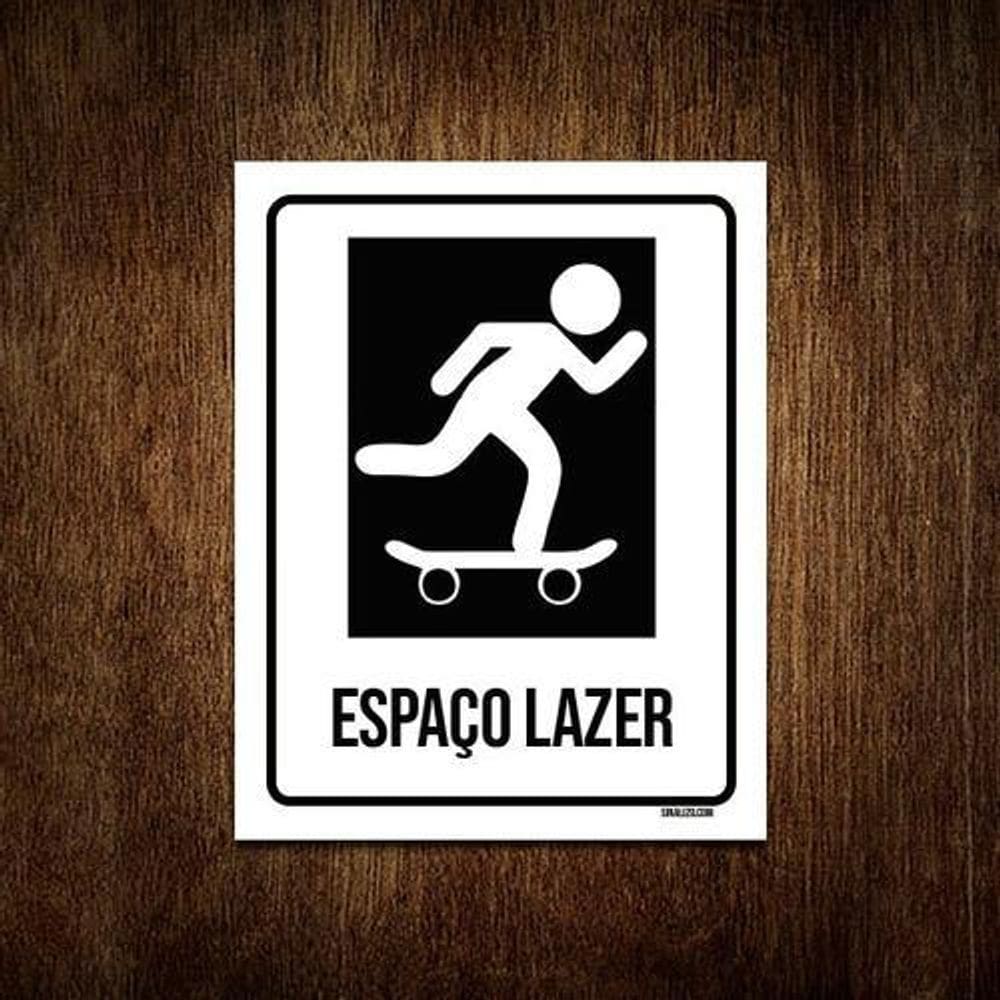 Kit 10 Placas Condomínio Ambiente Espaço Lazer