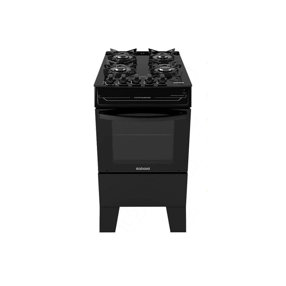 Fogão Itatiaia Electra Glass Plus 4 Bocas Mesa de Vidro