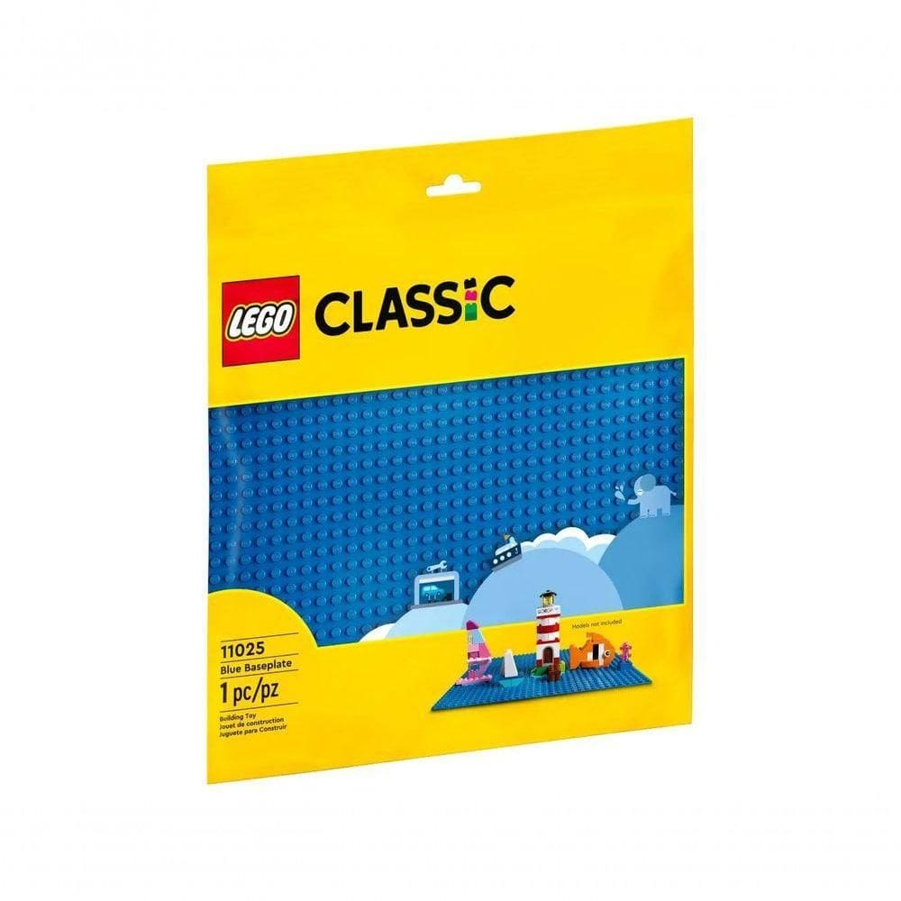 Lego Classic Base De Construção Azul - 1 Peça 11025