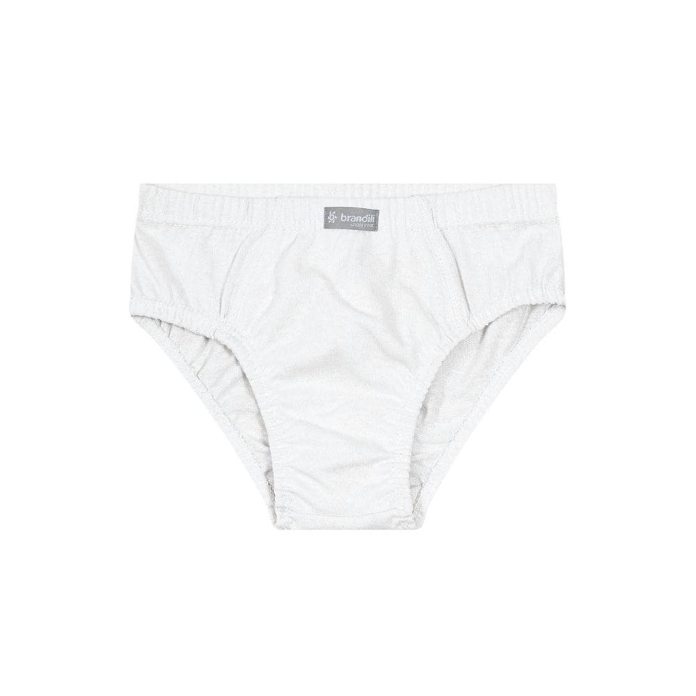 Kit 3 Cuecas slip infantil menino em malha Brandili