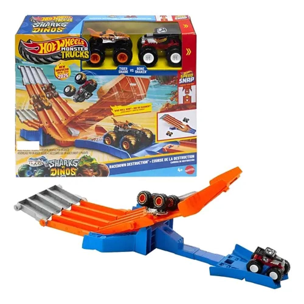 Hot Wheels Pista Corrida De Destruição Mattel Jfr07