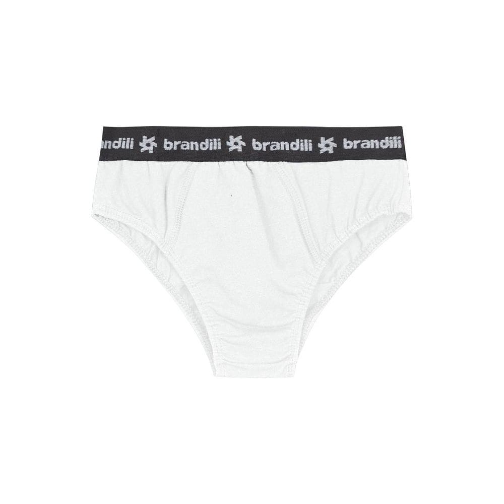 Cueca slip infantil menino em cotton Brandili