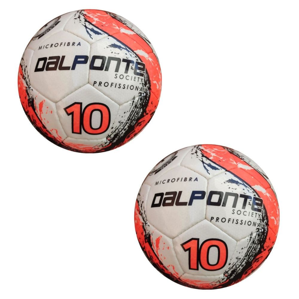 kit 02 Bolas Society Dalponte 10 Microfibra Costurada A Mão.