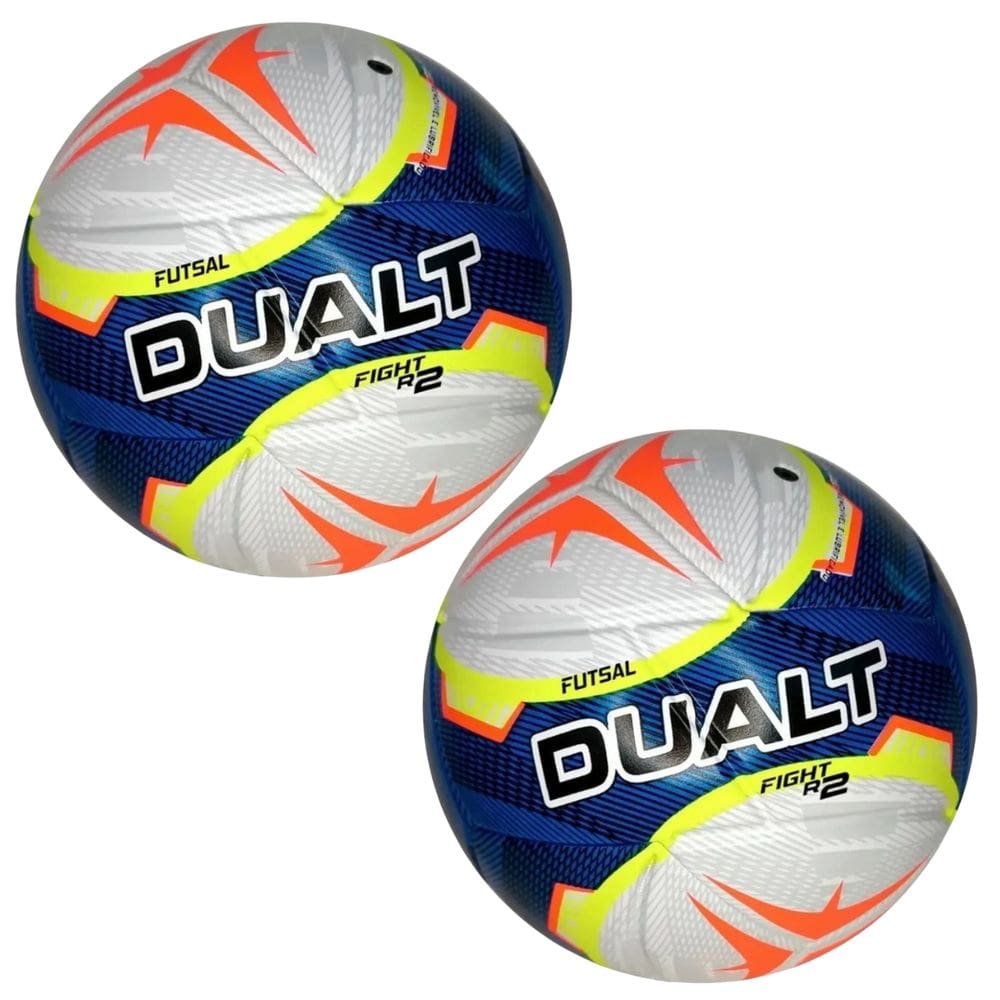 Kit 02 Bola De Futsal Dualt Fight R2 Techfusion