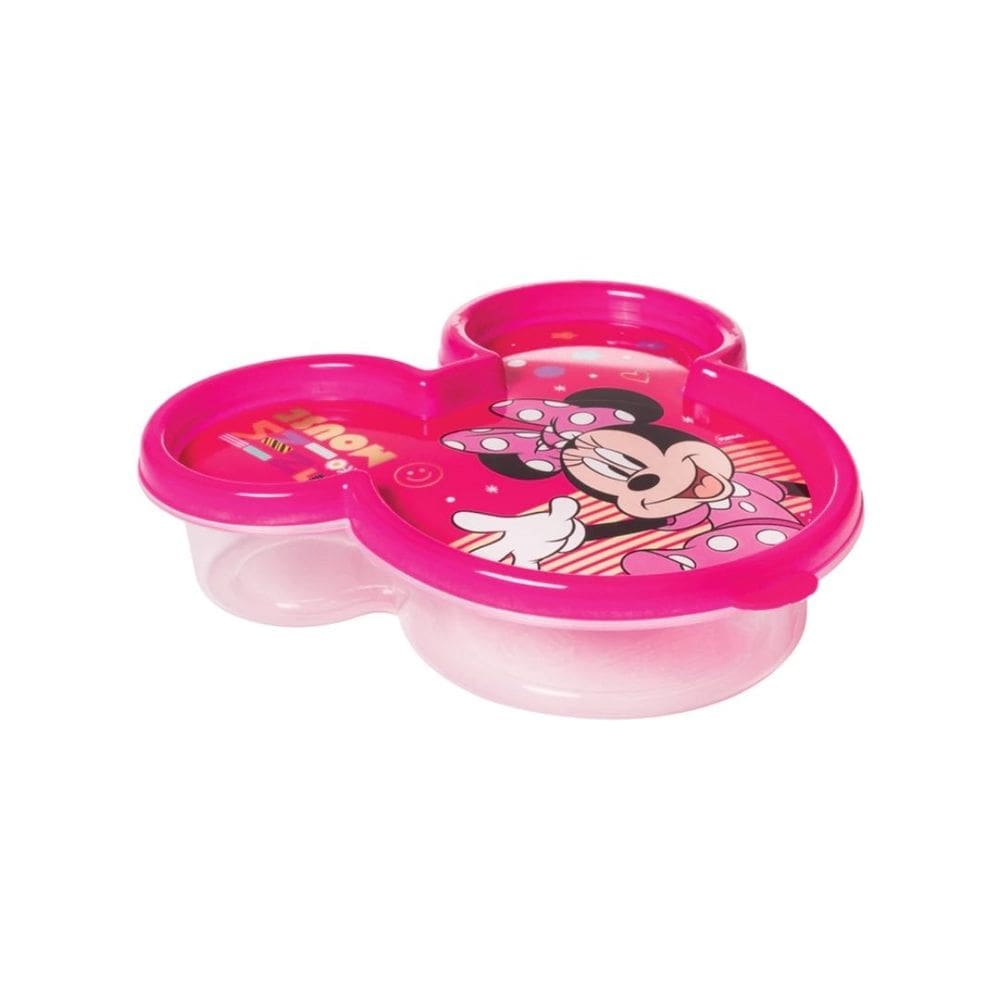 Pote Multiuso Para Lancheira  Rosto Minnie Moue 320ml - Plasútil