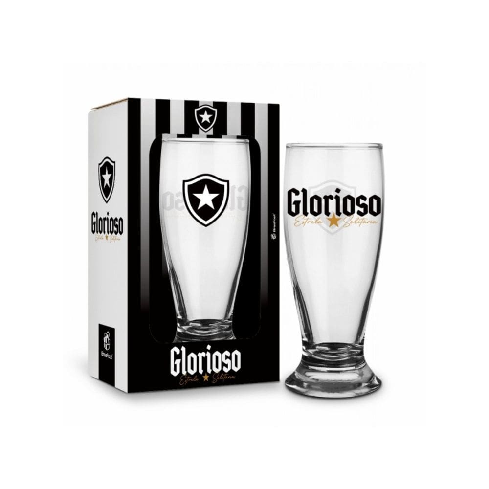 Copo Munich 200ml - Botafogo - BrasFoot