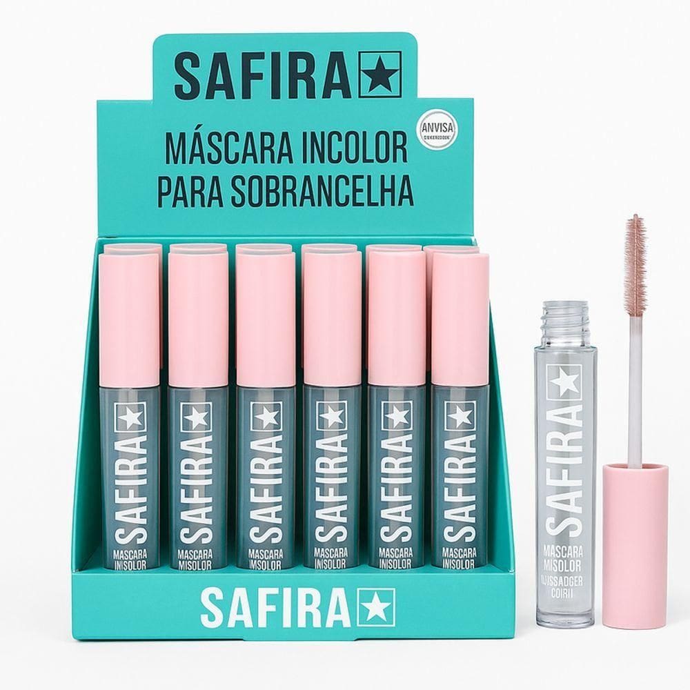 Máscara Incolor Para Sobrancelha Safira - 24un