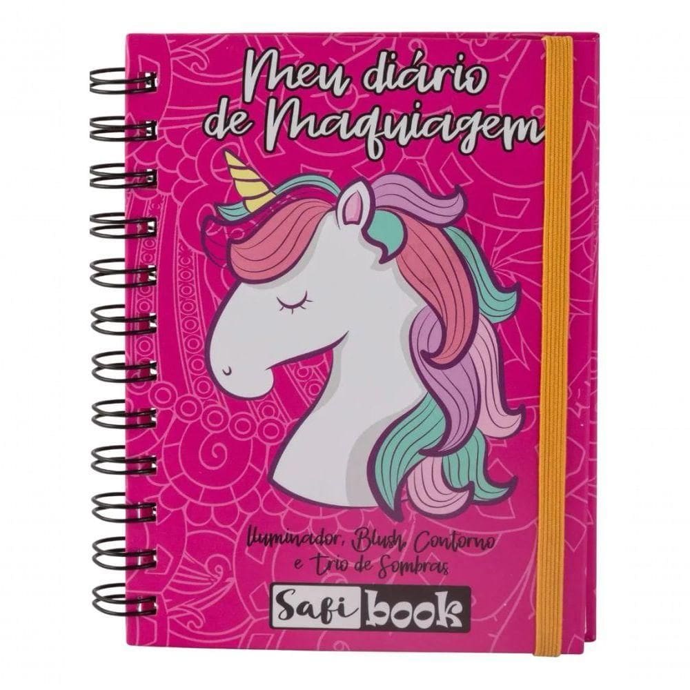 Meu Diário De Maquiagem Unicórnio - 1un