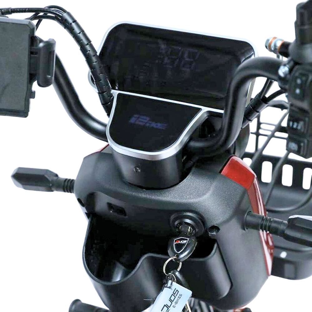 Triciclo Elétrico 750W Fenix Preto Dois Assentos Tração Reduzida - Não Precisa de CNH