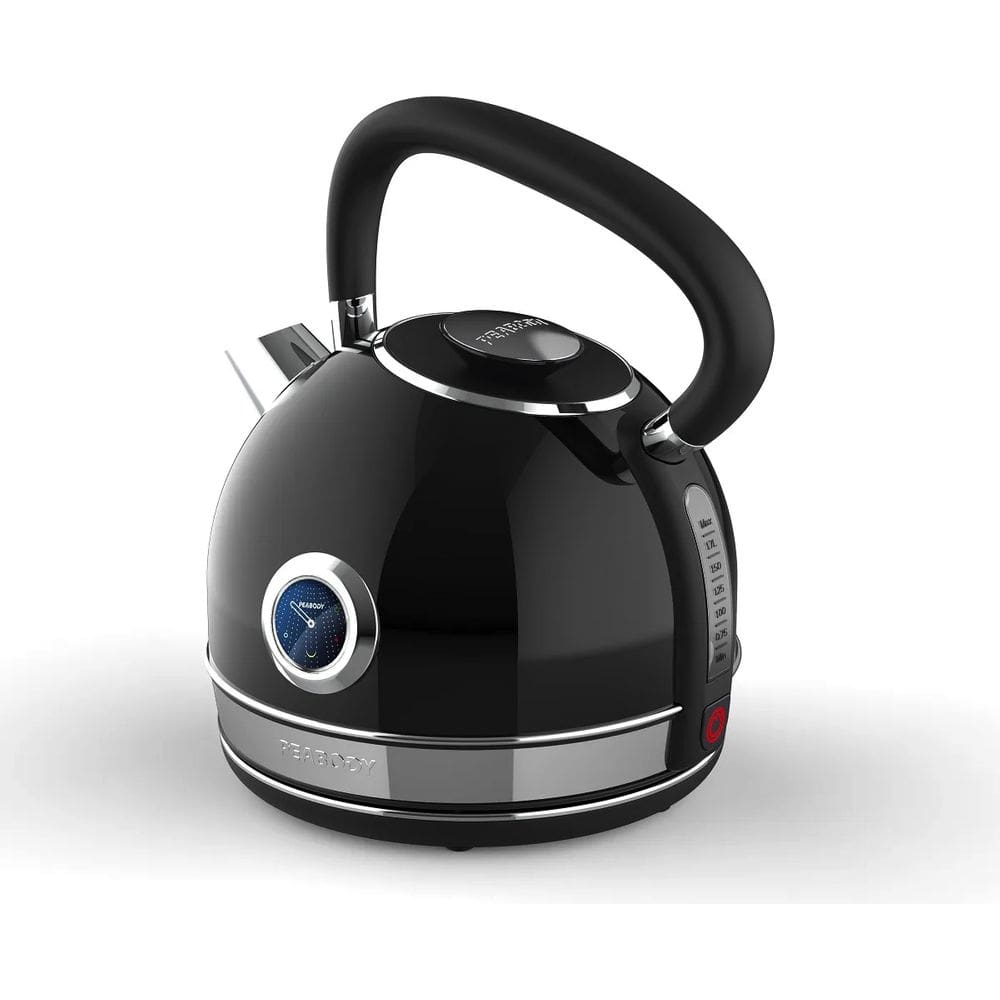 Chaleira Eletrica Preta 1,7l Retro Com Termometro 127v Retro 127