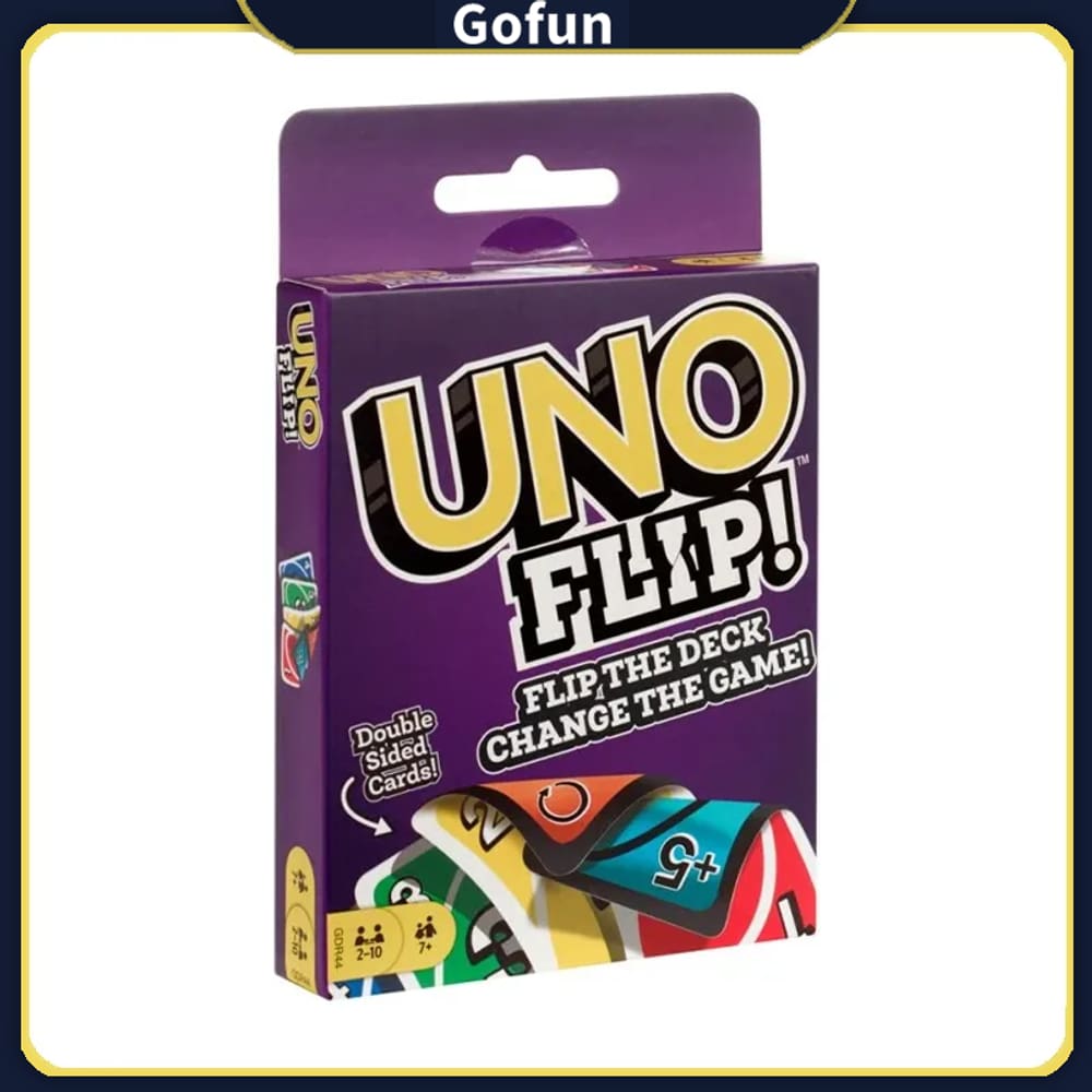 Jogo de cartas UNO FLIP! Para festa em família com deck de dupla face
