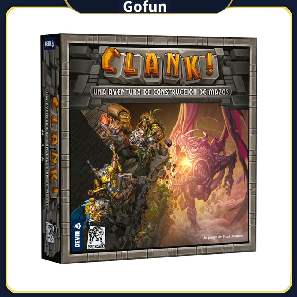 Jogo de tabuleiro Clank! Uma aventura de construção de decks Dire Wolf Digital