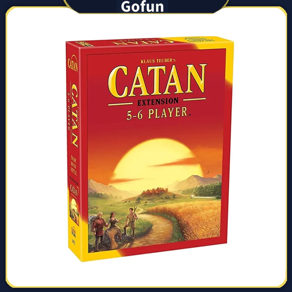 Jogo de tabuleiro Catan Extension 5-6 jogadores, edição em inglês