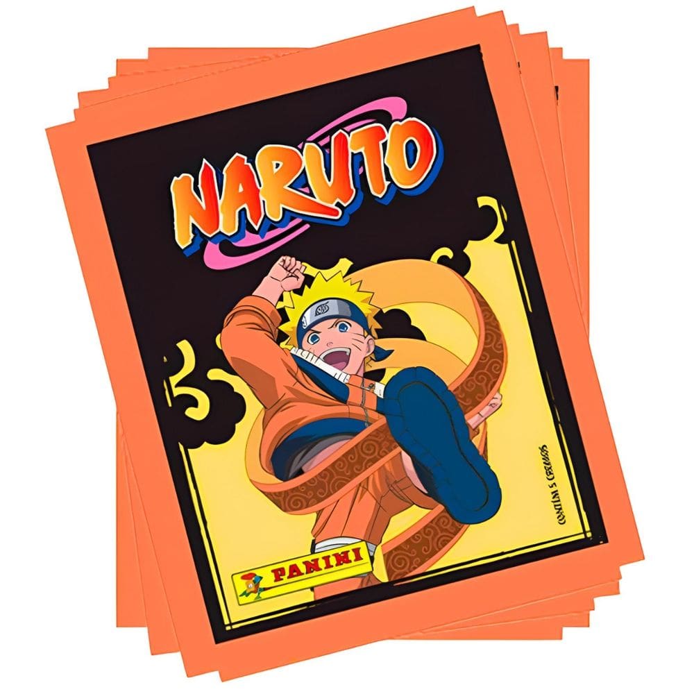 Kit Com 6 Envelopes Para Album Naruto Classico Panini