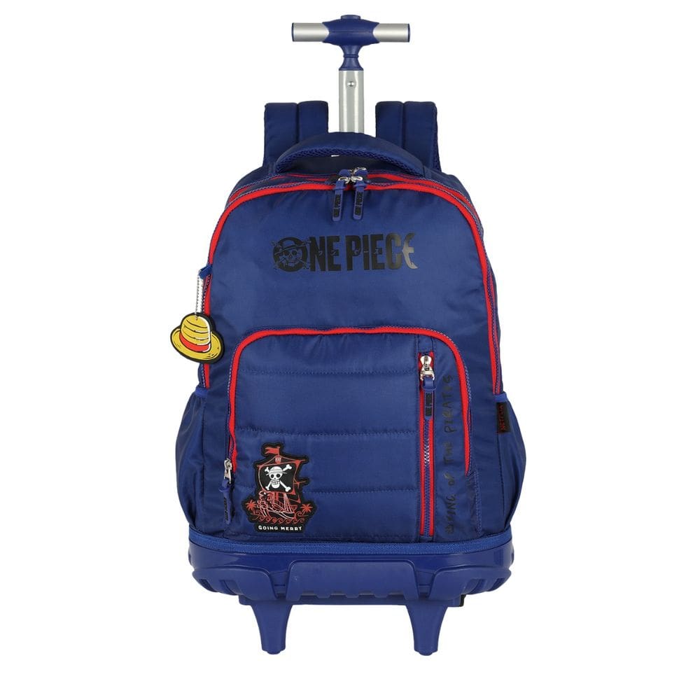 Mochila Escolar de Rodas One Piece Mangá Netflix Meninos