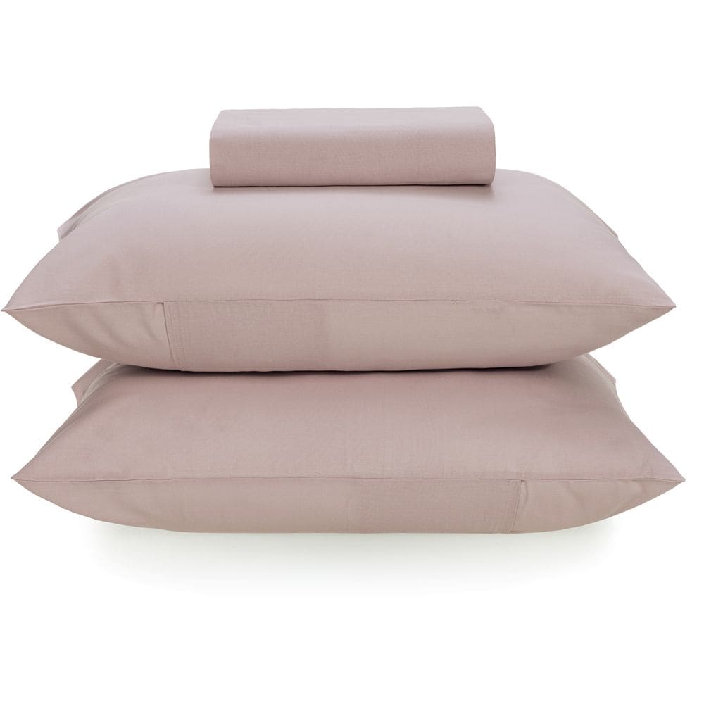 Jogo de Cama Karsten Matiza 160 Fios 3 Peças Queen Rosa