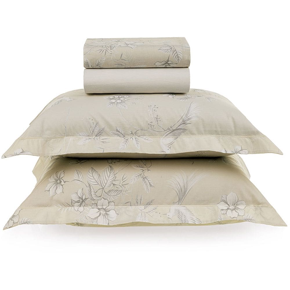 Jogo de Cama Karsten Maris 200 Fios 4 Peças Queen Bege