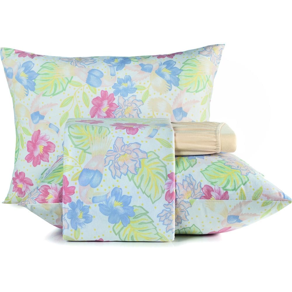 Jogo de Cama Altenburg Borogodo 6 Malharia 4 Peças Queen Lar