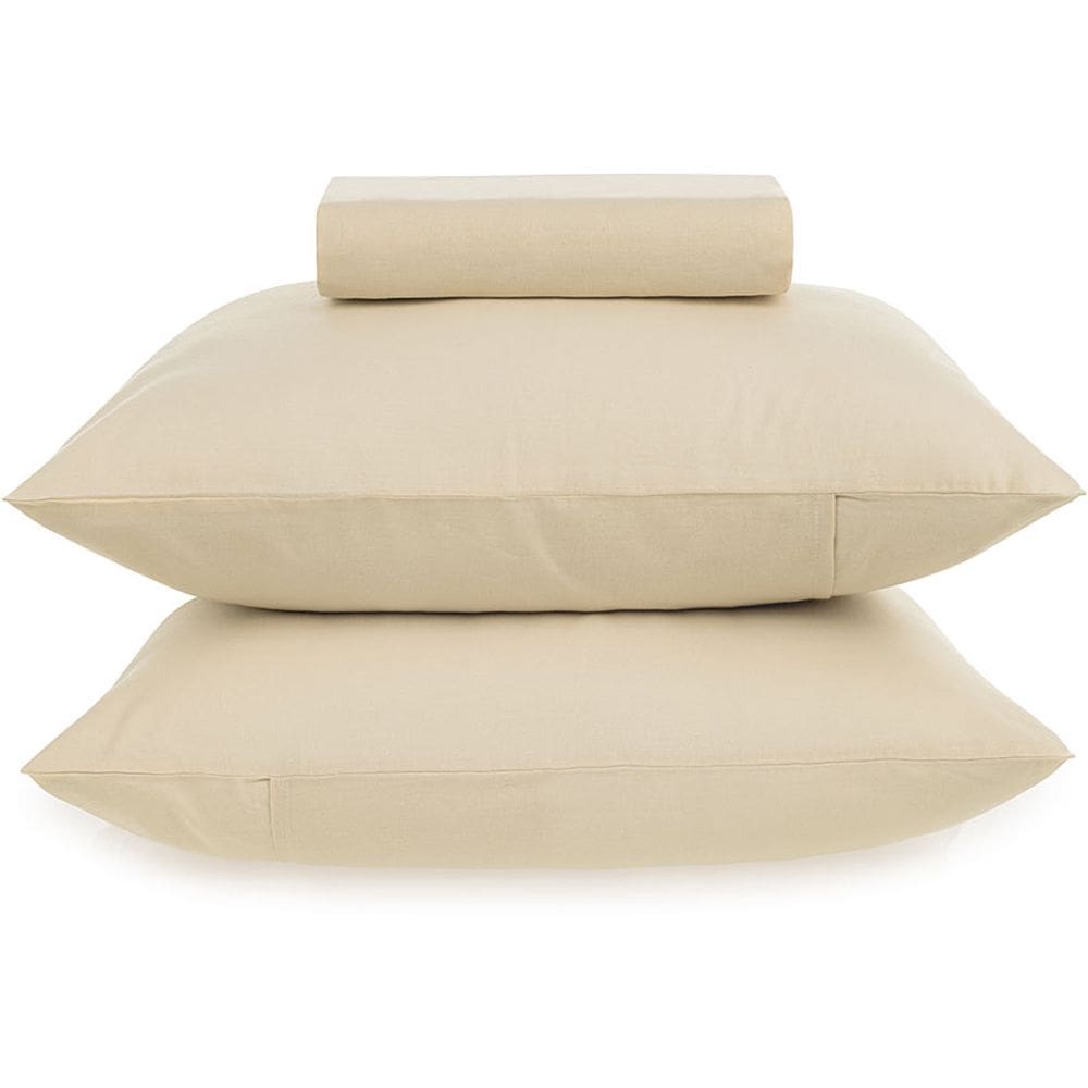 Jogo de Cama Karsten Matiza 160 Fios 3 Peças Queen Bege