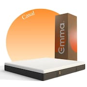 Colchão Casal Emma Premium Hybrid 2.0 (138cmx188cm) - Espuma + Molas Ensacadas, 7 Zonas de Suporte, Conforto e Frescor