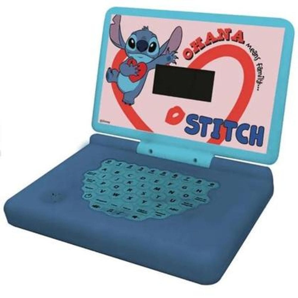 Laptop Minigame Notebook Infantil Bilíngue Stitch 32040 - Candide