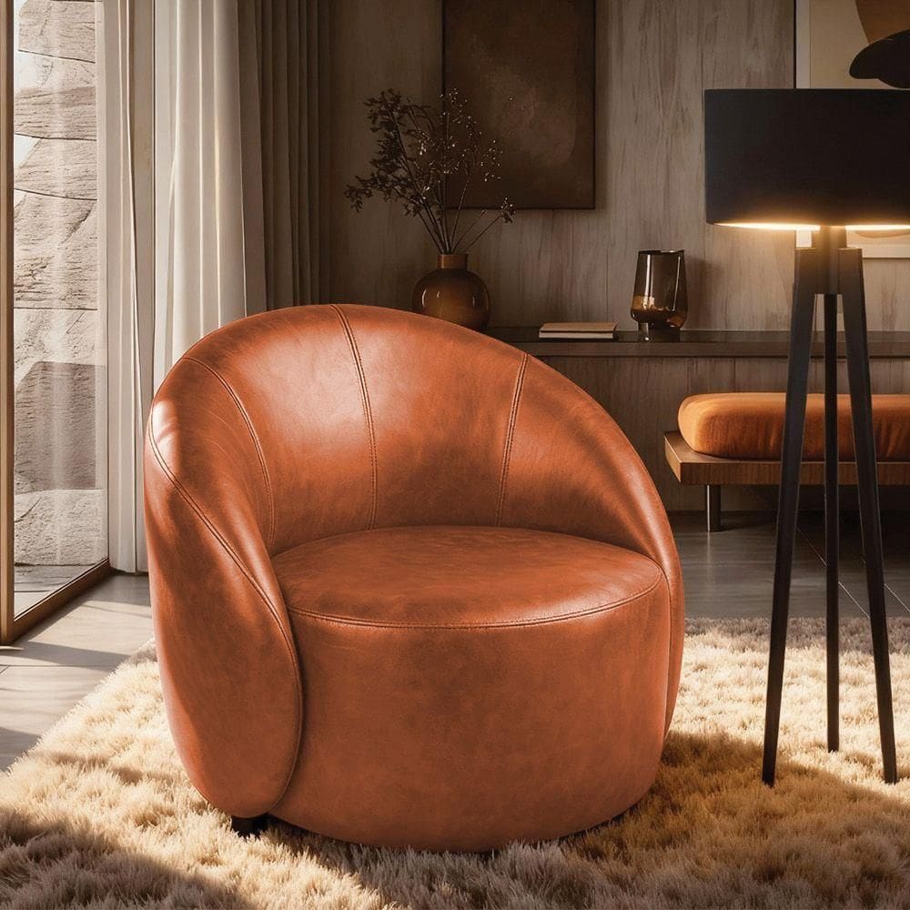 MP - Poltrona Decorativa Orga nica Lua Sinte