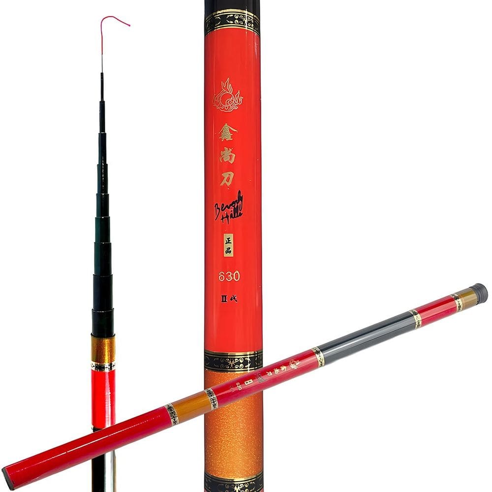 Vara De Pesca Telescópica De Mão Lorben 5.30m Carbono Ultraleve